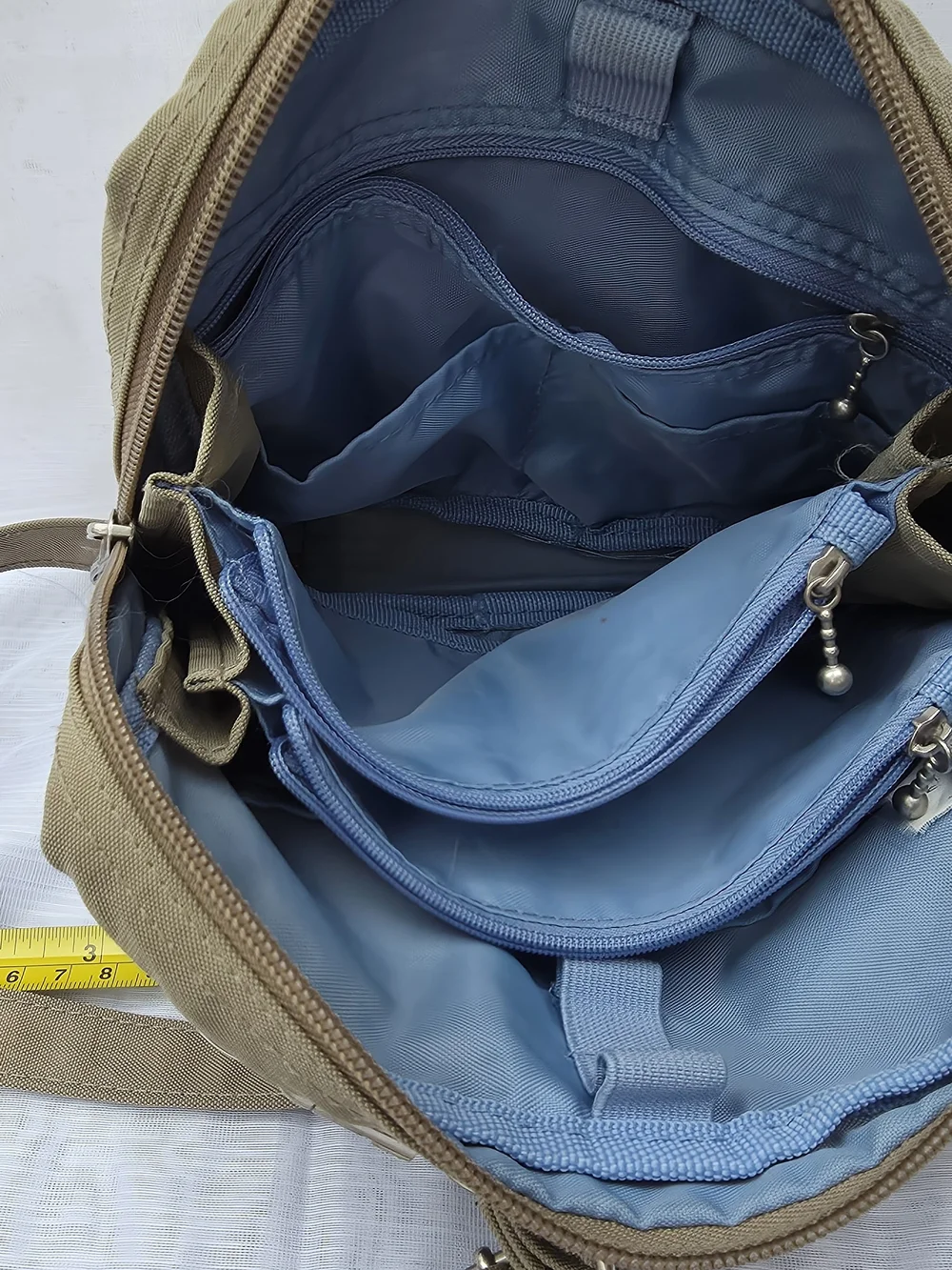Baggallini Olive Crossbody Bag for Men - Compact Everyday Carry - Picture 7 of 9
